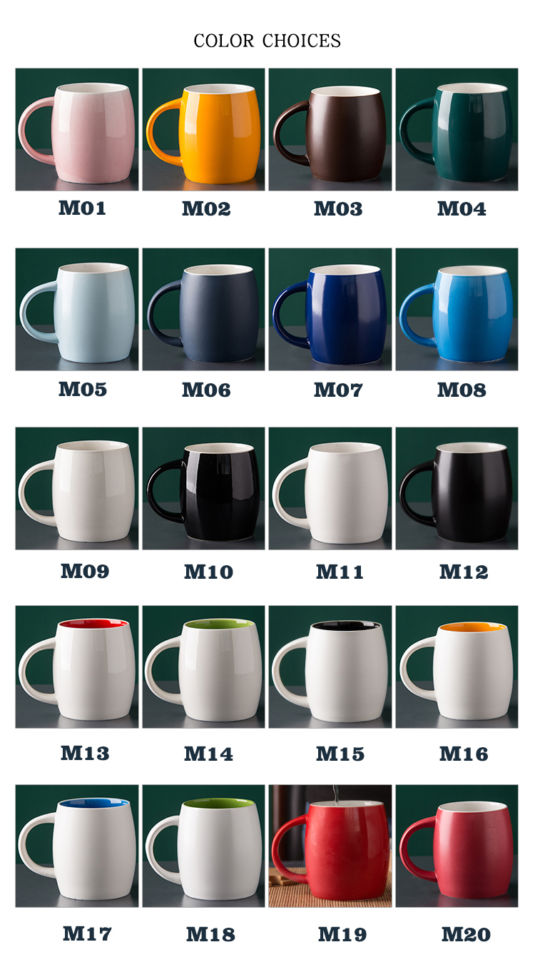 red blue polychrome printed coffee mugs wholesale engrave personalized custom logo plain white coffee cheap ceramic mug