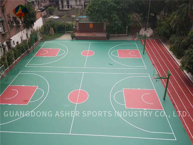High Density PVC Sports Flooring 5mm Thickness For Badminton Court