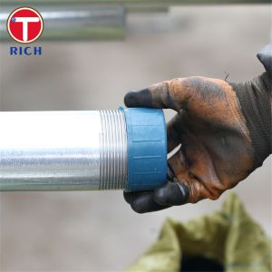 ASTM A53 Galvanized Threaded Pipe At Both Ends For Solar Energy