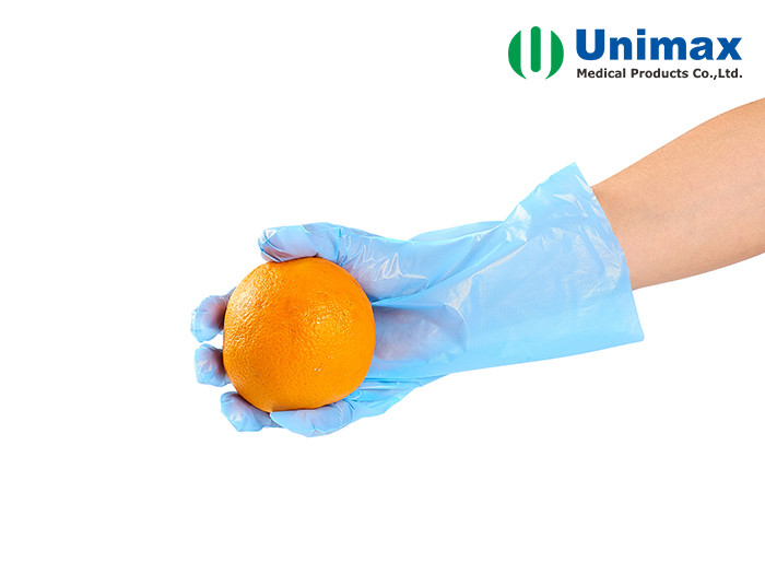 Food Handling CPE Disposable Clear Plastic Gloves 0.045mm
