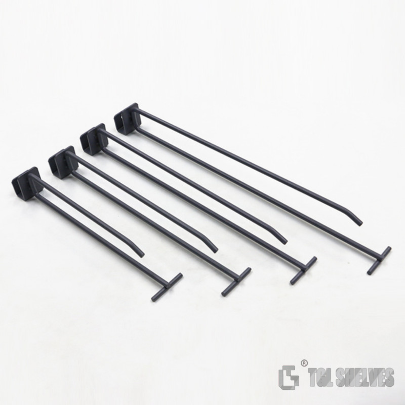 1 Inch Metal Slatwall Hooks Chrome Plated Galvanized Surface Treatment ODM