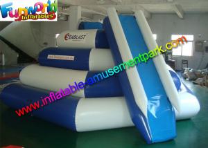  Funny Game Inflatable Pool Toys 0.9mm PVC Climbing Slide For Sea Manufactures