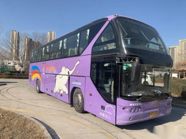 3.8m Height Youngman JNP6121 55 Seats Used Coach Bus Euro IV Coach Bus Passenger