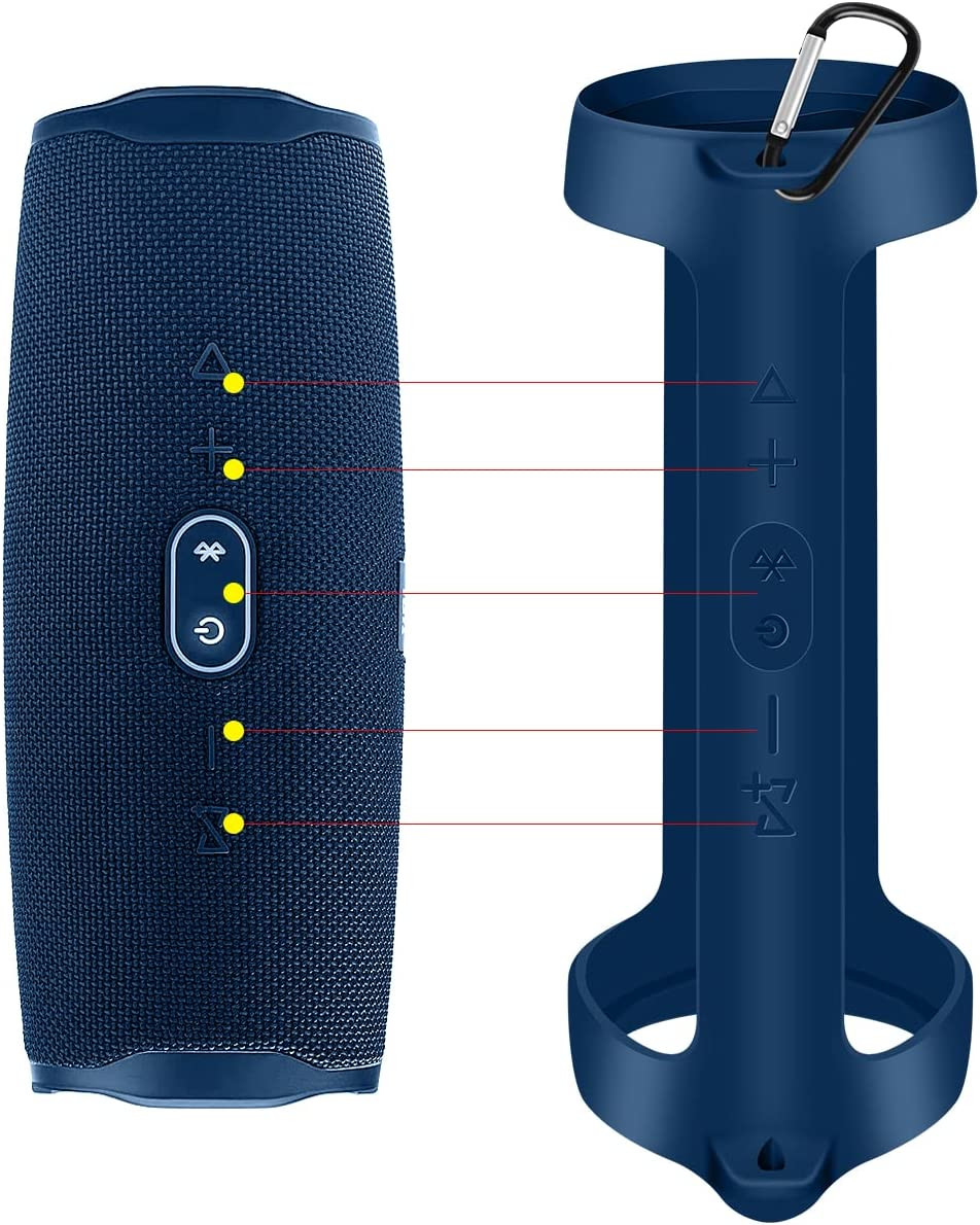 Portable Bluetooth Speaker Anti Drop Silicone Protective Sleeve Bluetooth Speaker Waterproof Silicone Protective Sleeve