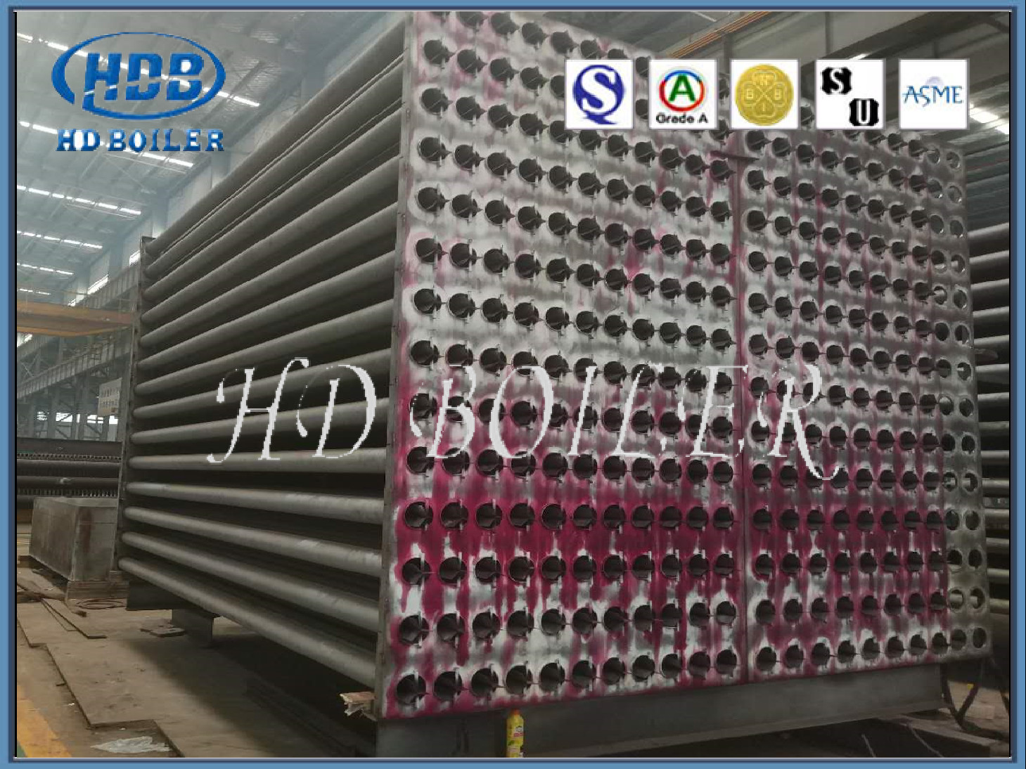 TUV Naturally Circulated Tubular Boiler Air Preheater For Industry