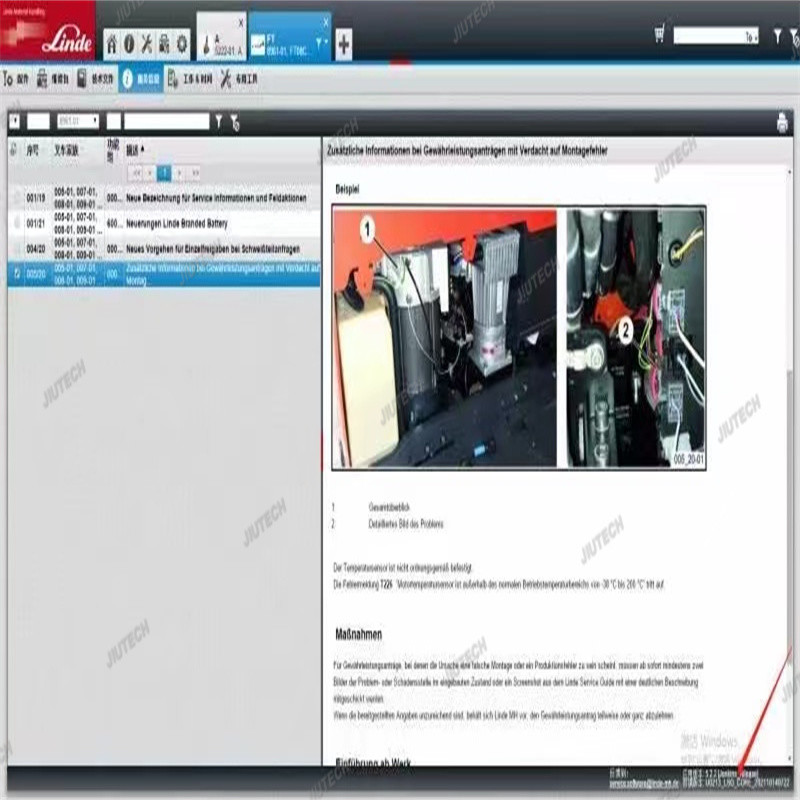 CF19 Laptop For LINDE BT CanBox 3903605141 Pathfinder LINDE Forklift Linde CanBox BT USB Truck Diagnostic Tool