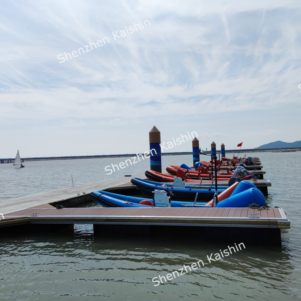 Aluminum Alloy Marine Dock Boat Yacht Floating Dock Pontoon Durable Long Lasting