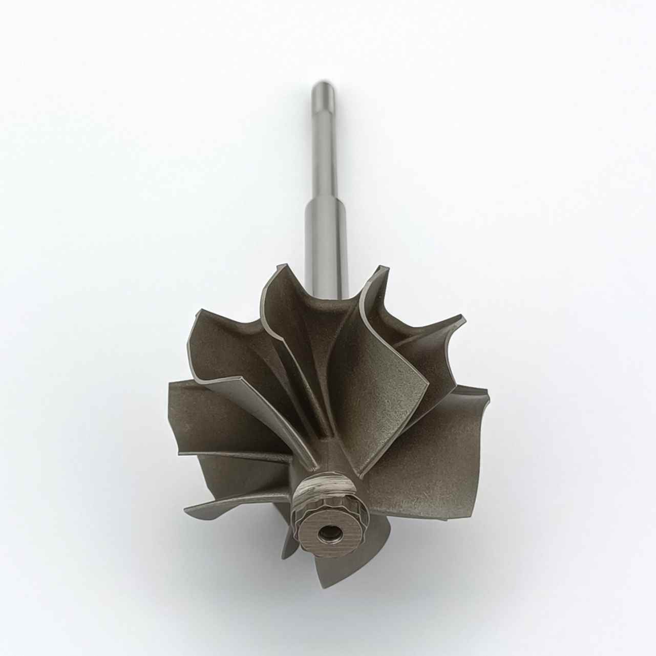 MS-TECH Turbo RHF5H BiggerLonger Turbine Wheel Shaft Ind 53 Mm Exd 48.1mm Blades5+5 For Turbo Upgrades