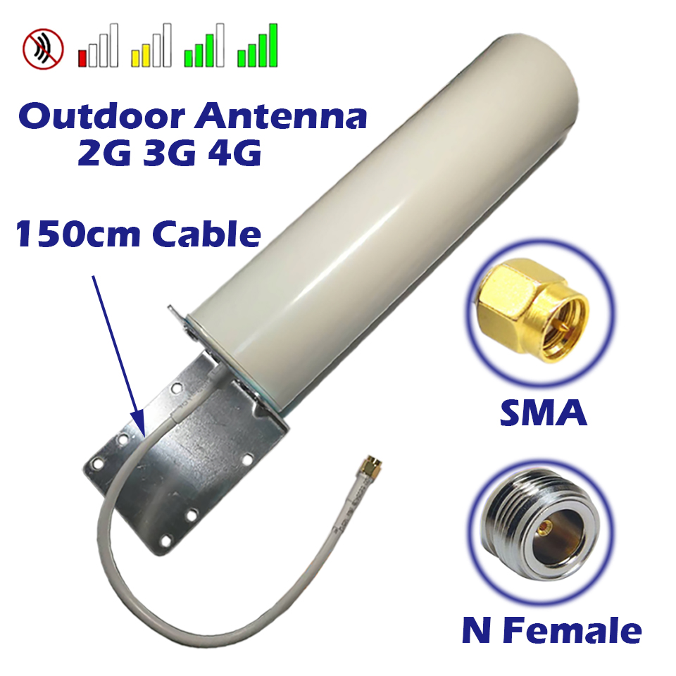 Vertical Polarization High Gain 4G LTE Rubber Antenna for 4G Omnidirectional Coverage