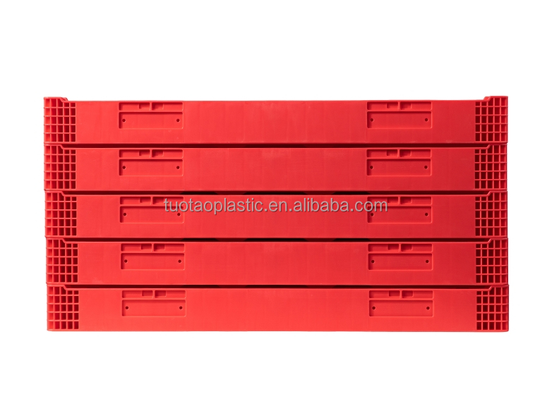 Mesh Style Agriculture Foldable PP Crates for Fruit Mushroom Vegetables Storage Durable
