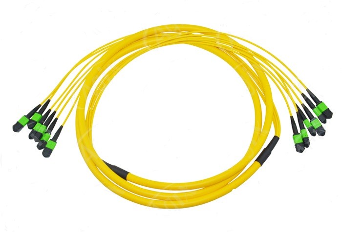 12 Cores MPO Fiber Patch Cable For Data Center Cabling Interconnection Manufactures