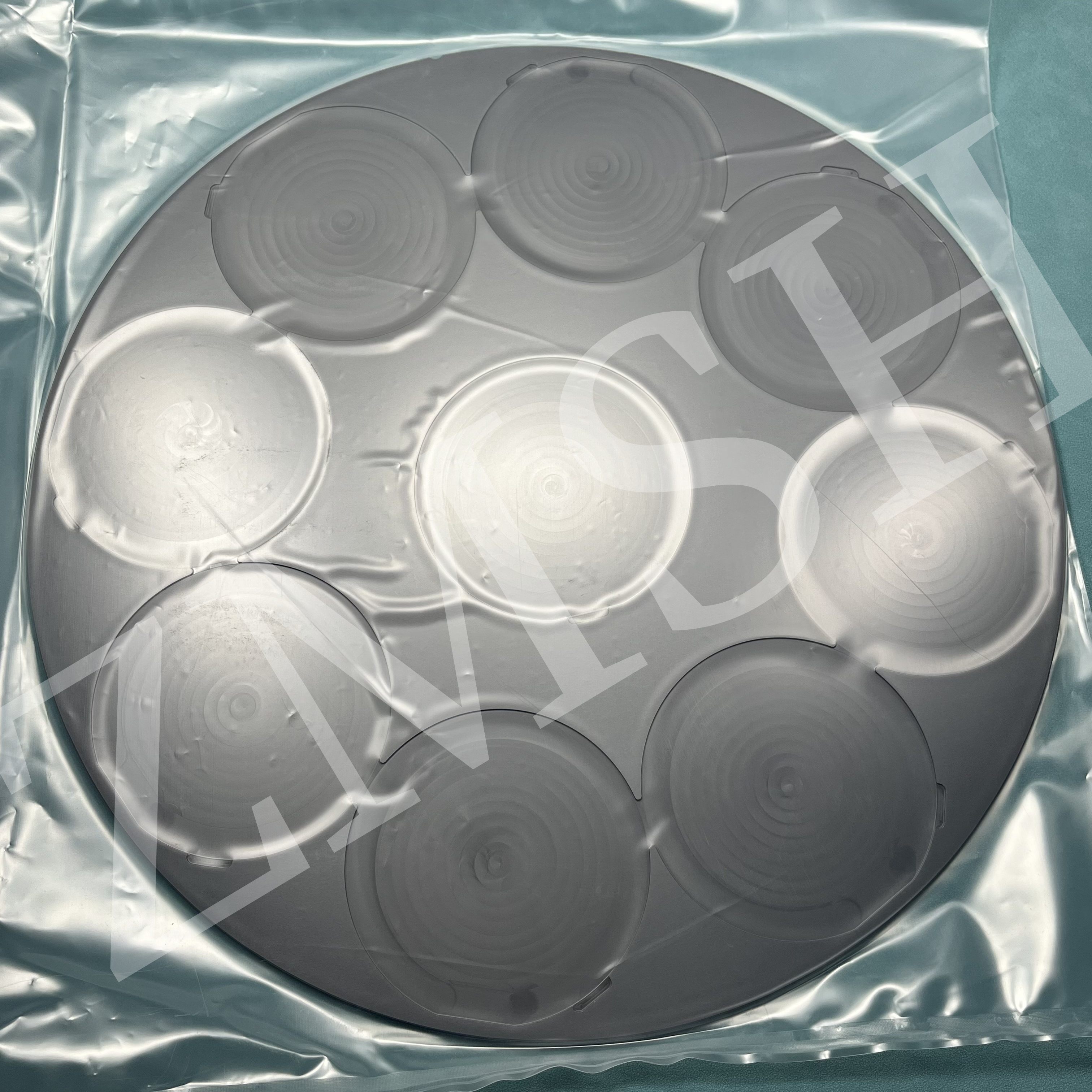 SiC Silicon Carbide Ceramic Trays Plate Wafer Holder ICP Etching Process For Epitaxial Growth Processing