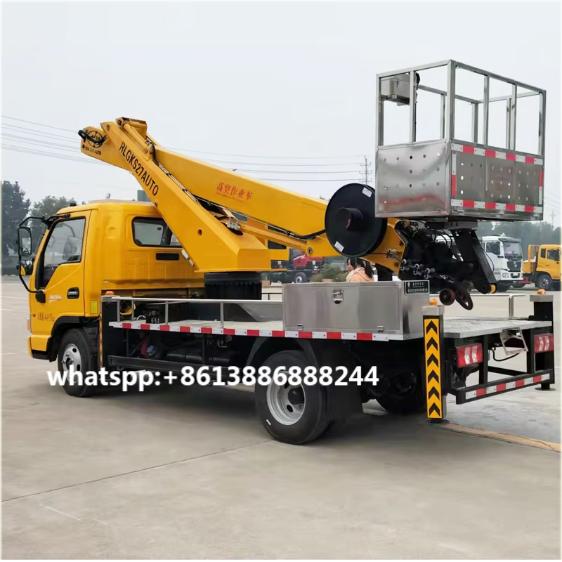 JAC 27m Single Row Telescopic Arm Aerial Work Truck Lift Platform Car