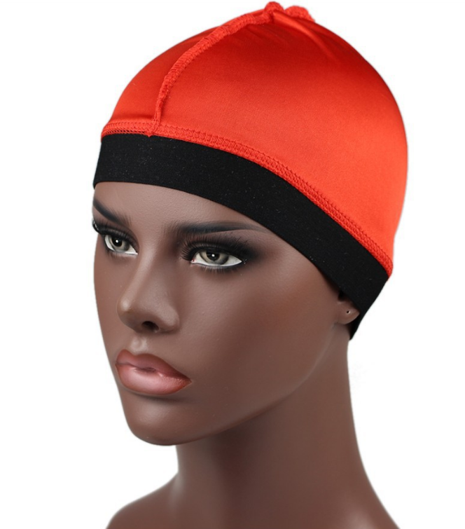 Custom Headwrap Silk Satin Wave Cap Silky Bandana Men Headwear Durags Silk