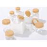 Buy cheap Glass Jars with Aluminum Lids Empty Glass Sample Jars for Makeup Lip Scrub Balm from wholesalers