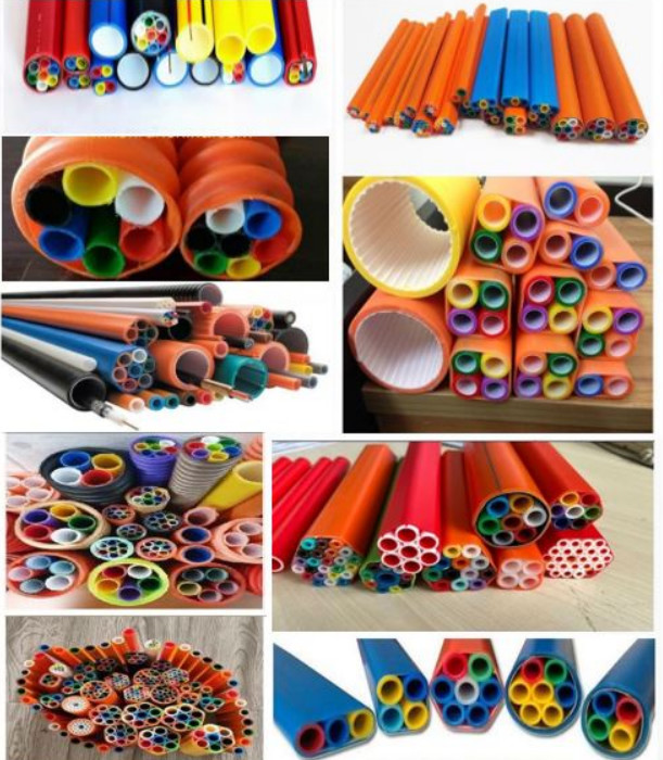 6 Micro Tubes 7 Micro Tubes COD Corrugated Optic Duct For Highway Threading Pipe Machine