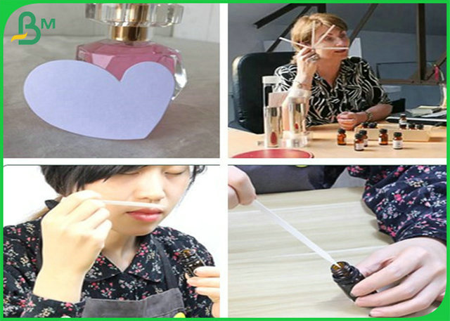 0.7MM White Color Coaster Board For Making Fragrance Blotter 