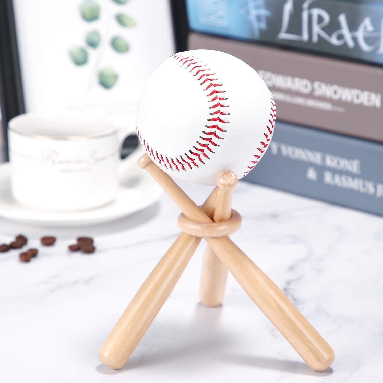 Baseball Stand Baseball Holders for Baseball Bat Display Stand Holder for Tables for Kids and Sports Lover