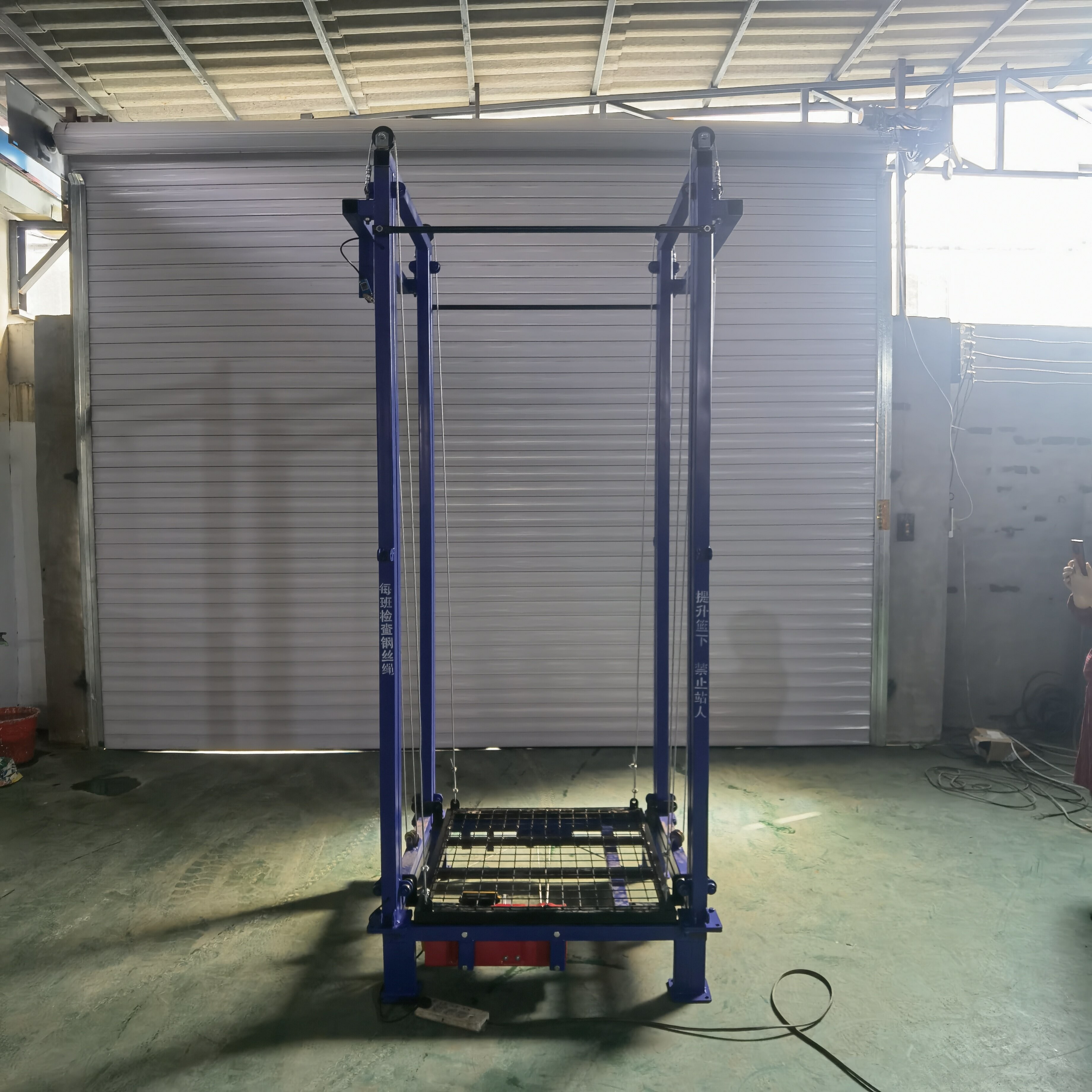 Remote Control Automatic Scaffold Lift 6m For Construction