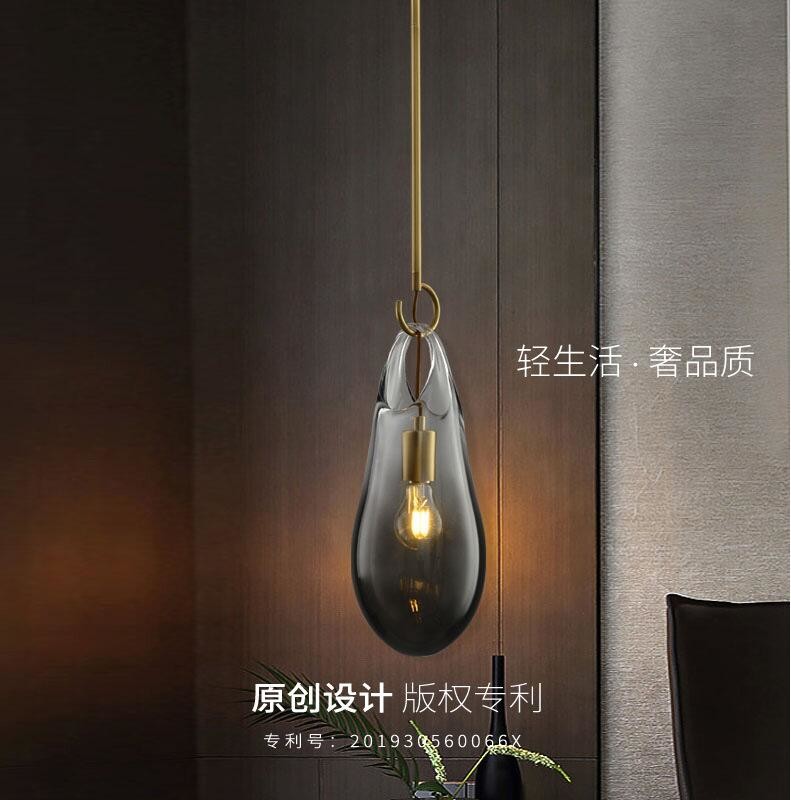 Post-modern minimalist Pendant Lights bedroom bedside bar dining room Hold Pendant Light(WH-GP-134)