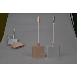  HSC116 usb 3.1 type-c to usb 3.0 hub for Computer and Mobile Phonesilver/golden/grey up to 10 Gbps usb type c multiport Manufactures