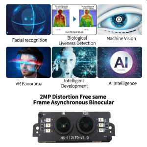 1080p USB Infrared Camera Module Machine Vision Binocular Synchronous Camera