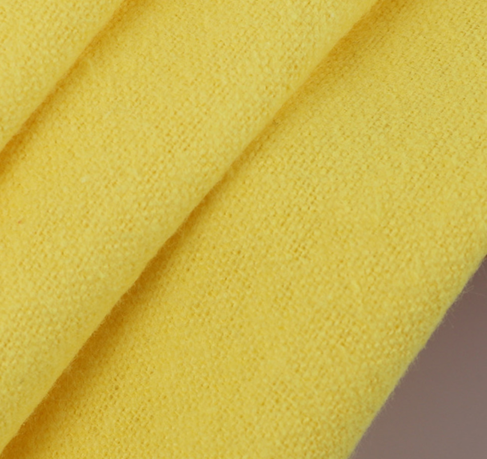 178GSM Brush Flannel Cotton Fabric Coat Thick 32SX16S 130X60