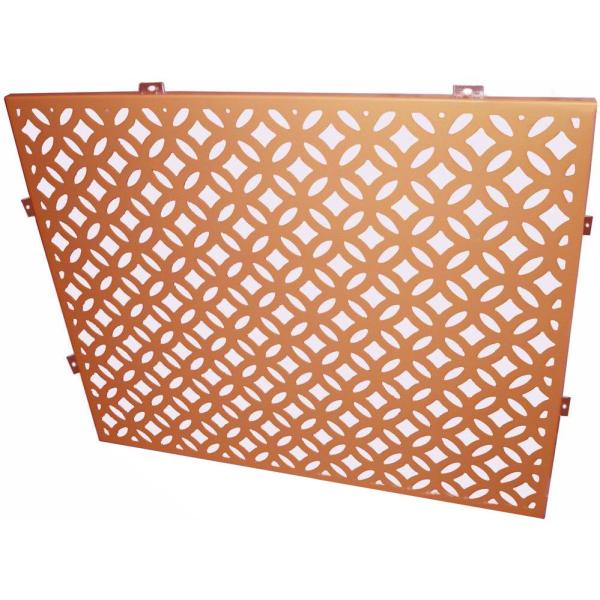Quality High Resistance Perforated Aluminium Panel For Curtain Wall Cladding And Decoration for sale