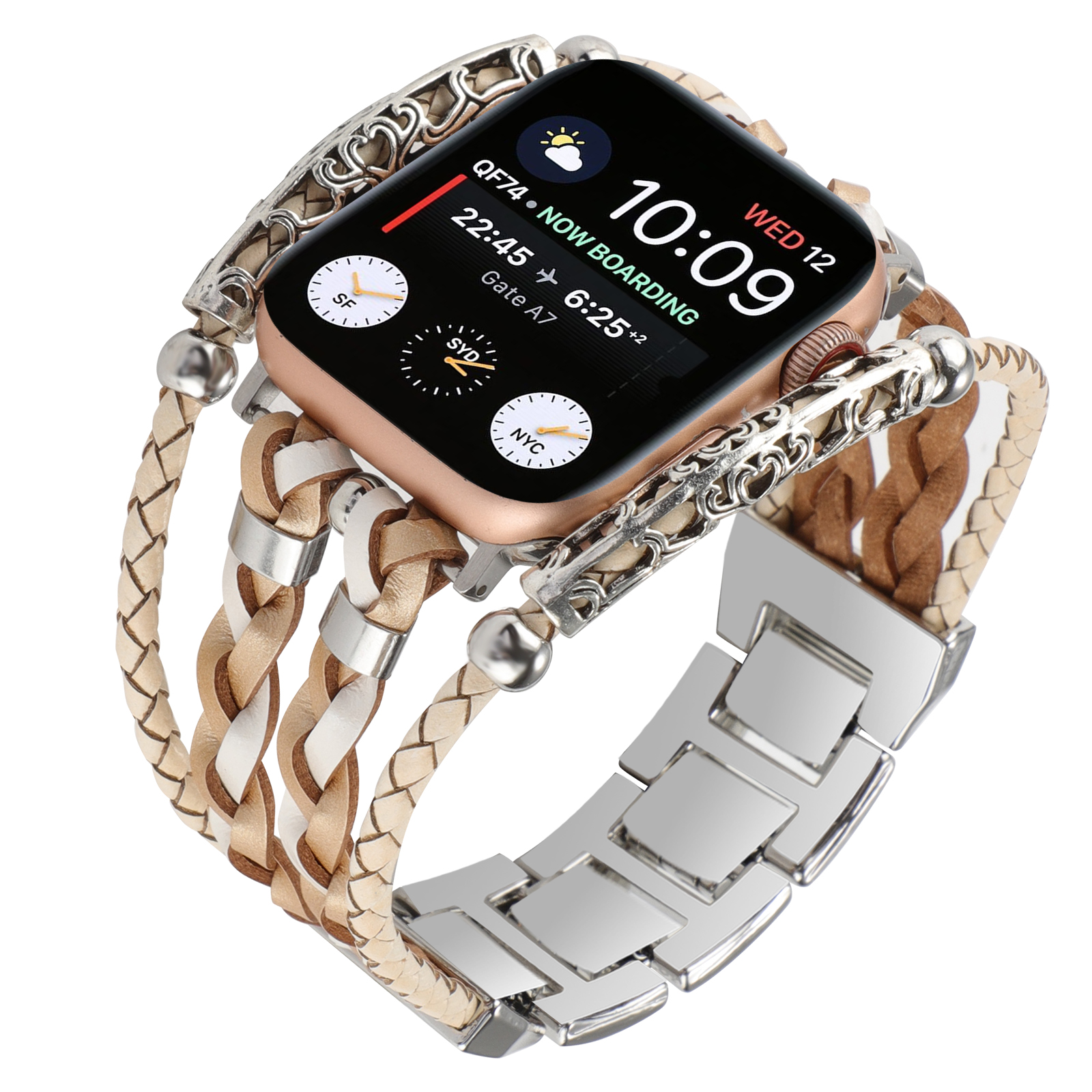 DHL.UPS.FEDEX.EMS Trendy Zou Chrysanthemum Decorative Smart Watch Band