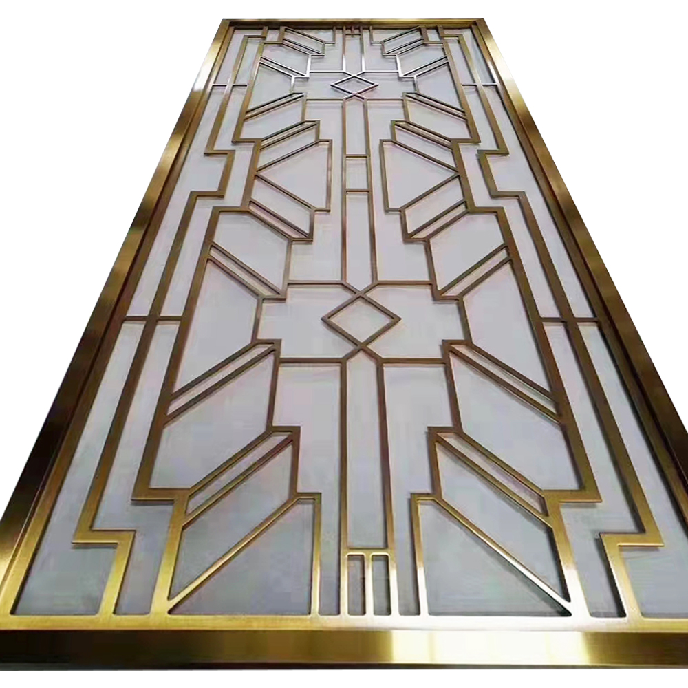 Metal screens vertical decorative room divider