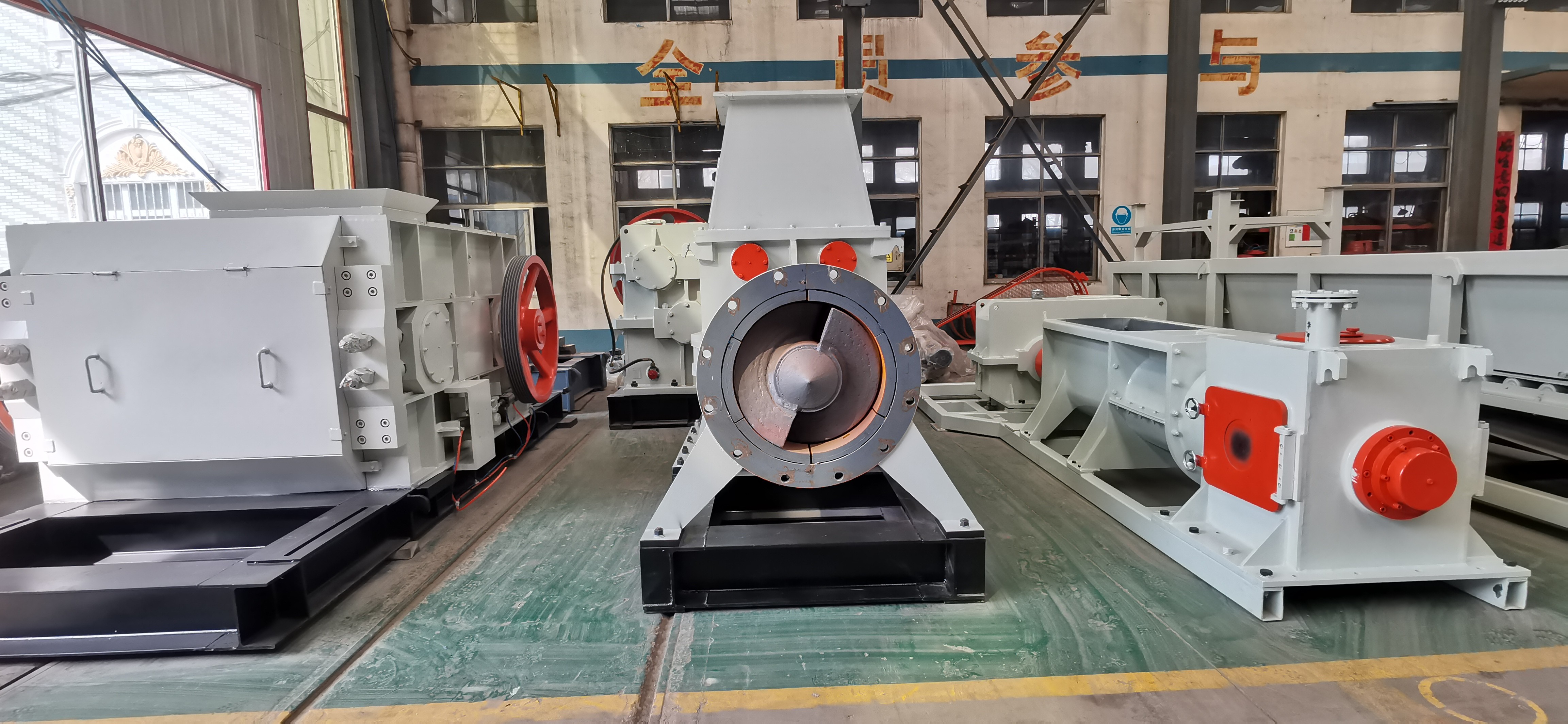 Brick Plant Machine JKY70 Double Stage Vaccum Extruder With Capacity 35000-45000 Bricks/hr