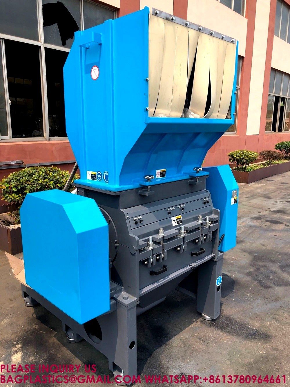 Waste Plastic Grinder Crusher Machine Industry Plastic Lumps Bottle Film Grinding Machine