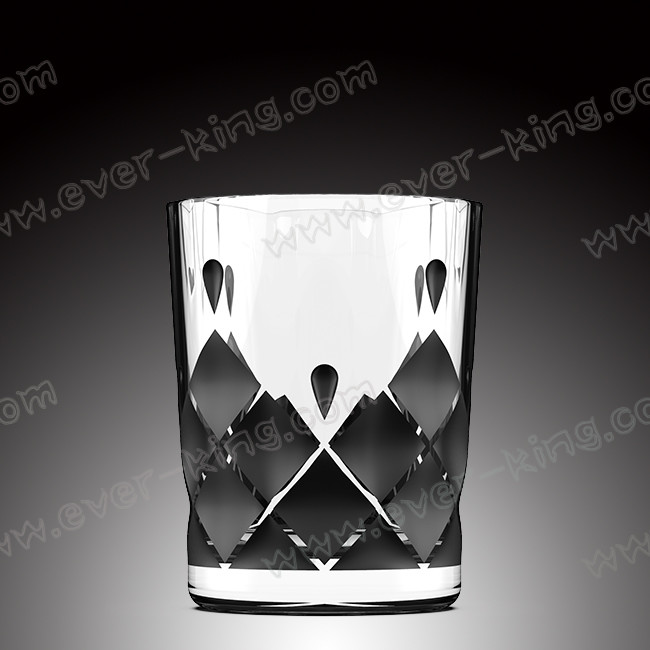 Custom Wine Whisky Drinking Reusable Glass Cup Clear