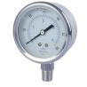 Buy cheap Oil Glycerin Filled Pressure Gauges 2 Inch 0 1000 Psi Bottom Mounting Full SS from wholesalers