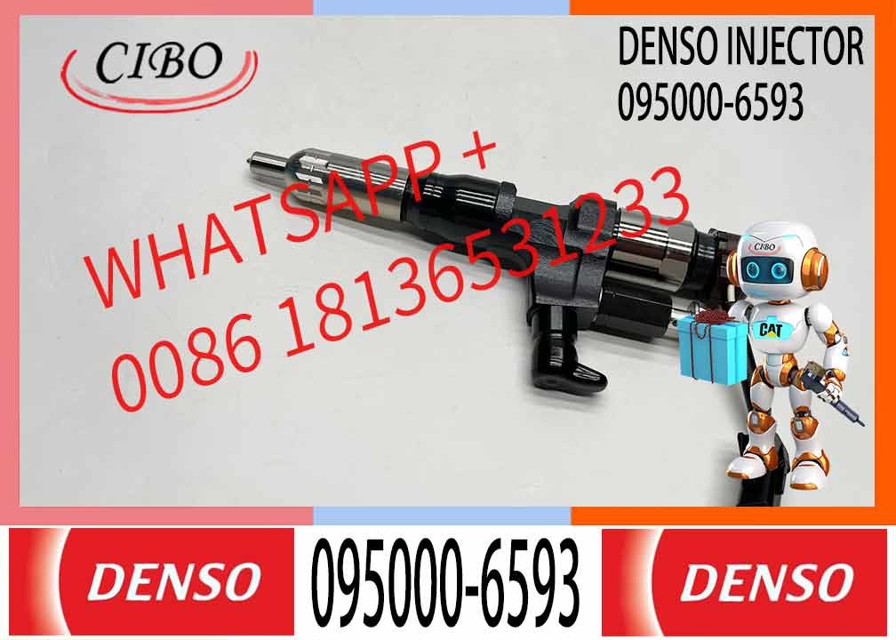 Common Rail Fuel Injector 095000-6593 For HINO J08 23670-E0011