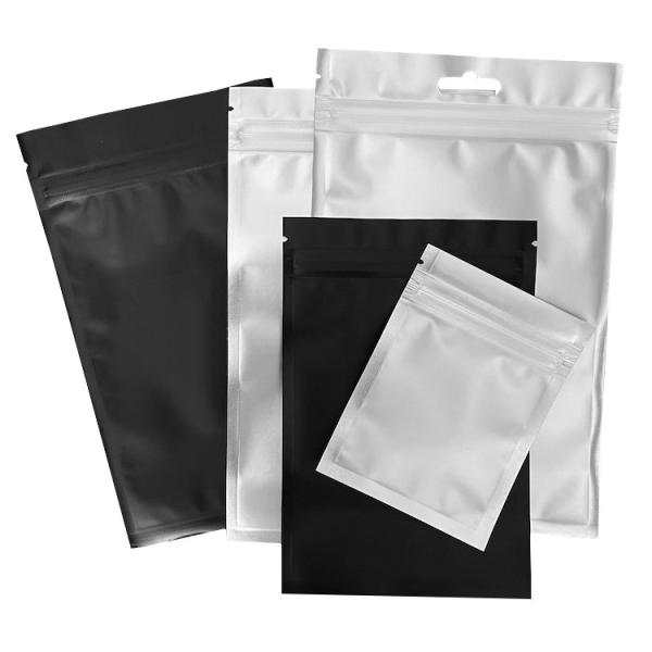 Matte Self Sealing Bag Solid Color Double-Sided Opaque Sealed Bag Aluminum Foil