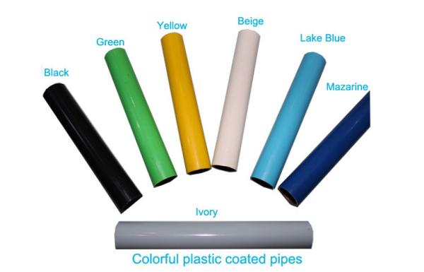 Flexible Plastic Coated Steel Pipe In Industrial , Large Diameter Welded Steel