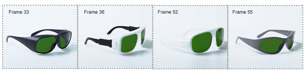 200-1400nm Laser Hair Removal Protective Eyewear With CE EN169