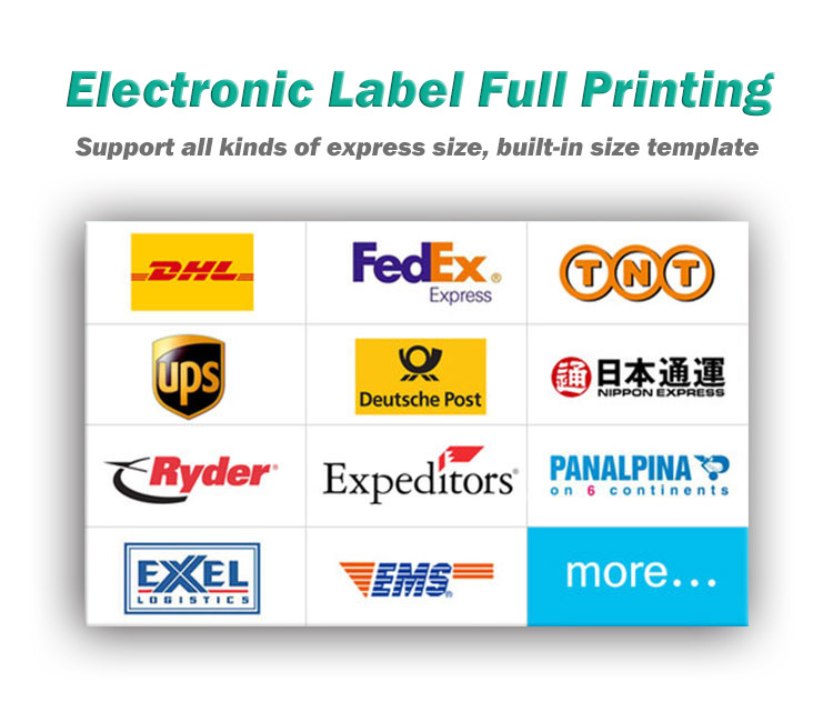 Label Express Waybill Product Price Sticker USB Bluetooth 4 Inch Thermal Barcode Printer For MAC OS Windows Android IOS
