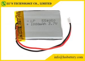  1000mah Rechargeable Lithium Polymer Battery 3.7v LP554050 lithium battery For MP3 / MP4 Player / Car GPS Manufactures
