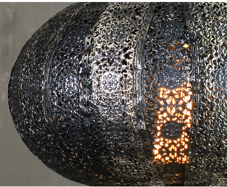 Moroccan Lamp Industrial Vintage Retro Pendant Lights LED Decorative gold lighting(WH-DC-43)