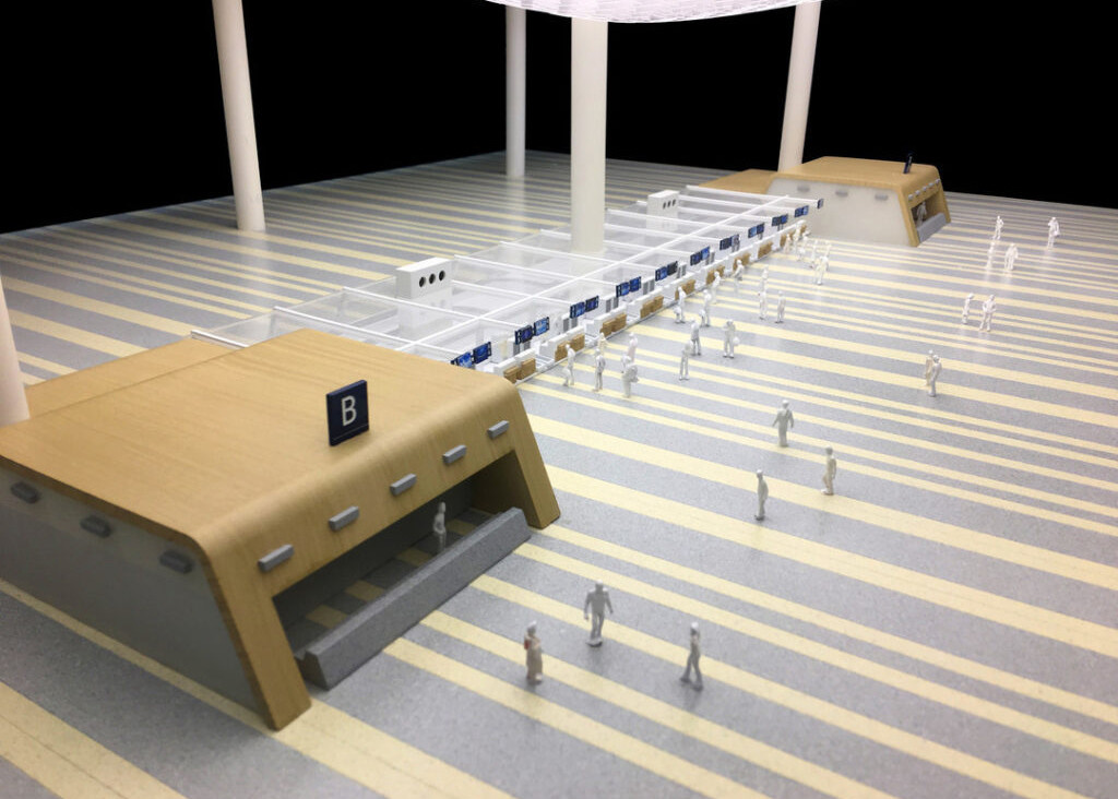 Airport Design 3D Scale Model Maker Acrylic 1/500 ODM
