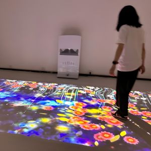 Mobile Ground Projection Machine with 80 Games for Children