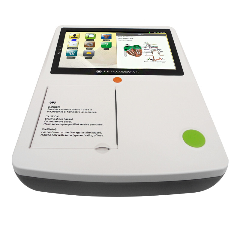 Digital Three Channel Medical Ecg Machine Automatic Portable Gw 3kg