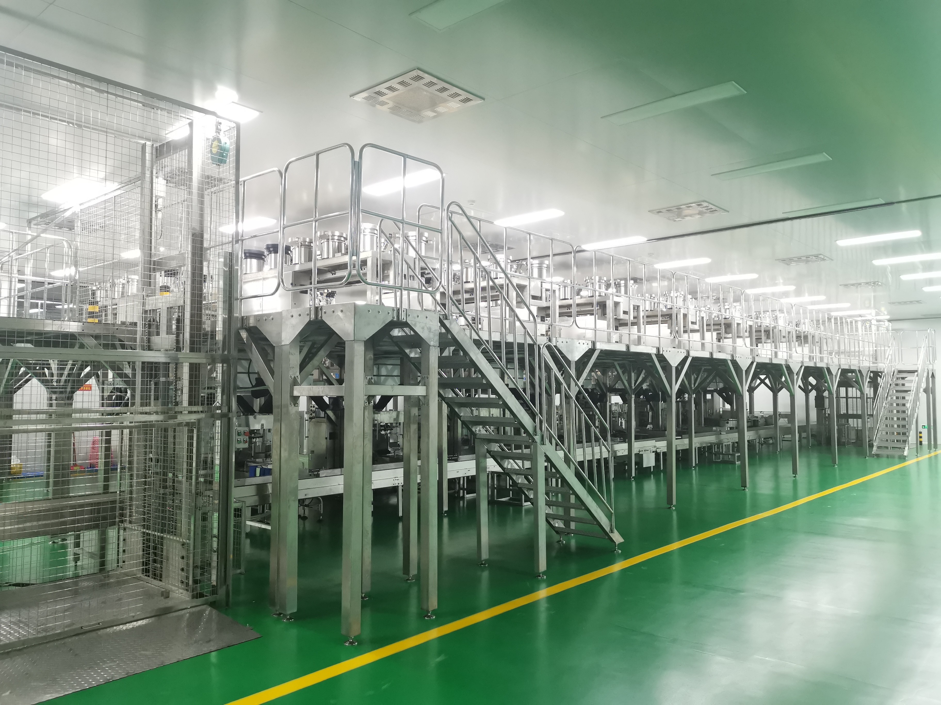 30 M/min Feeding Speed PLC Controller System Automatic Packaging Line For 250-350g/m2 Carton Size