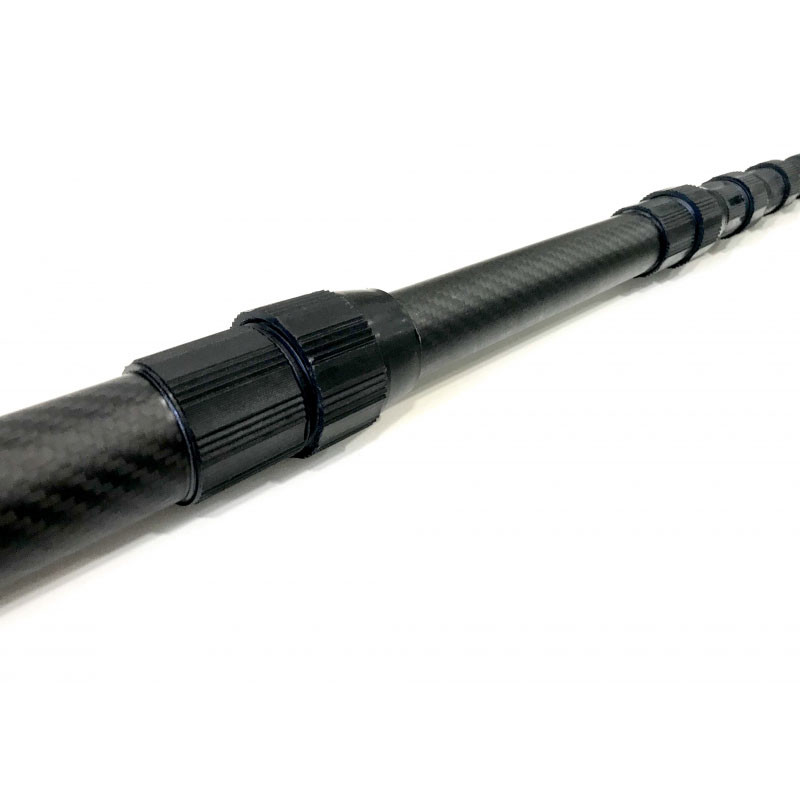Bidirectional Epoxy Carbon Fiber Telescopic Pole 2x2 Twill