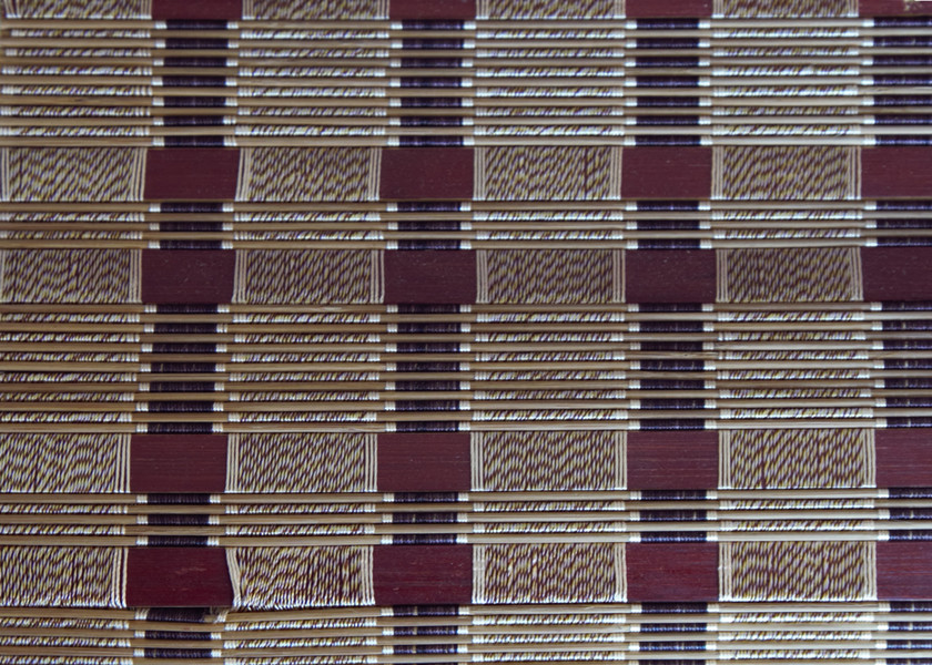 Modern Woven Bamboo Blind , Bamboo Roller Window Shades Insect Resistant