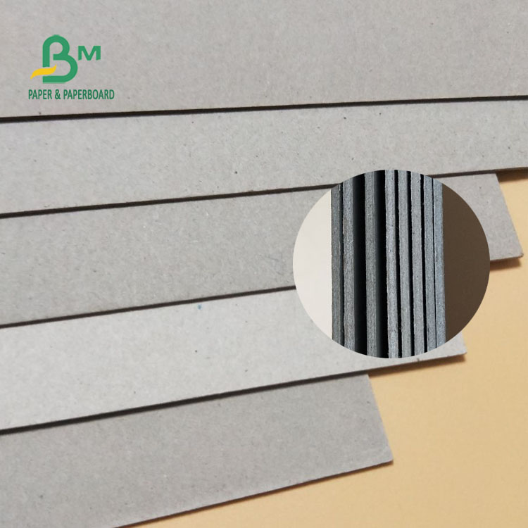 Degradable 1.9MM 2.0MM 2.5MM Grey Board For Making Gift Boxes / Wine Boxes