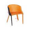 Buy cheap No Shaking 45.5cm 75cm Faux Leather Dining Room Chairs from wholesalers