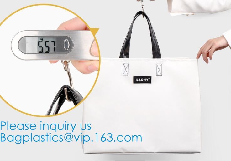 Washable Tote Dry Bag Cotton Handle Shoulder Bag Trendy Canvas Tarpaulin Crossbody Handbag Pack PVC With Zipper